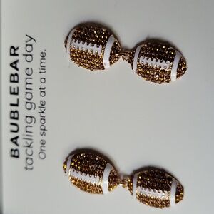 Baublebar football dangle earrings BNIB